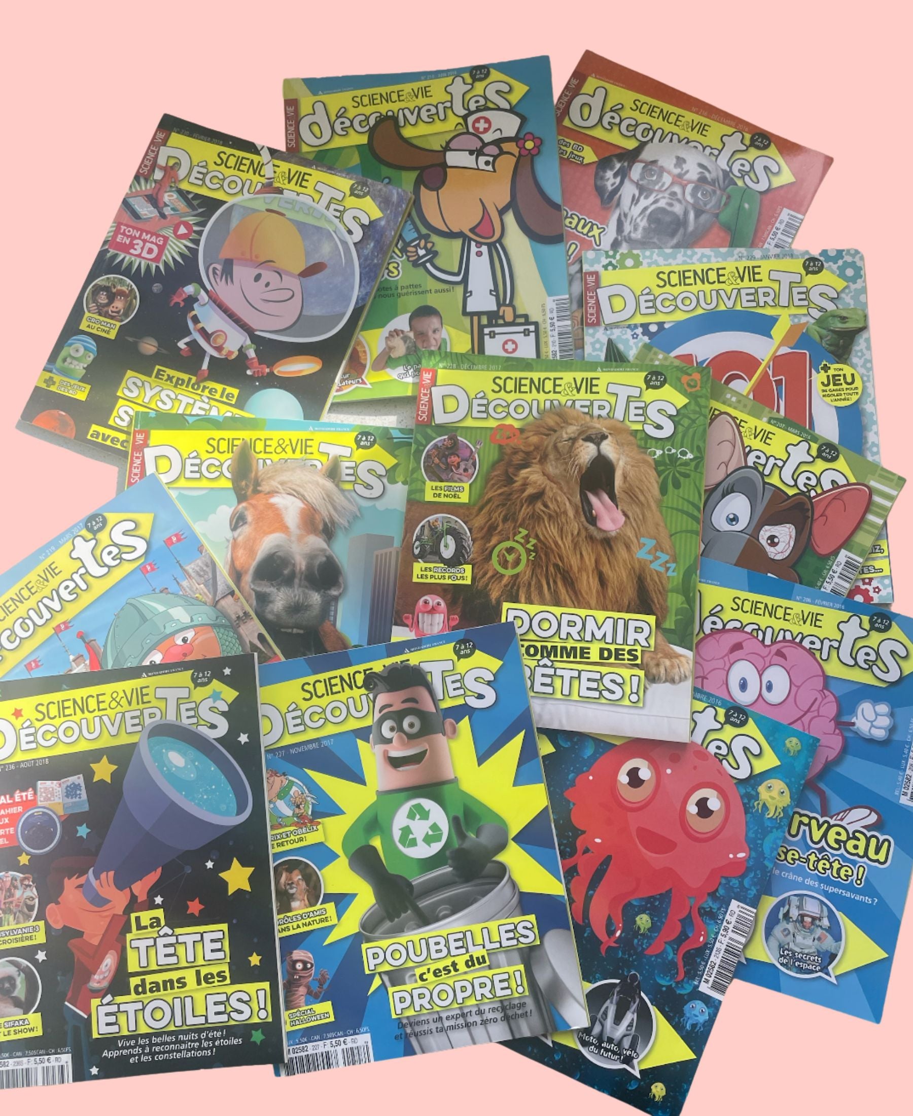 Lot de 12 magazines Science & Vie