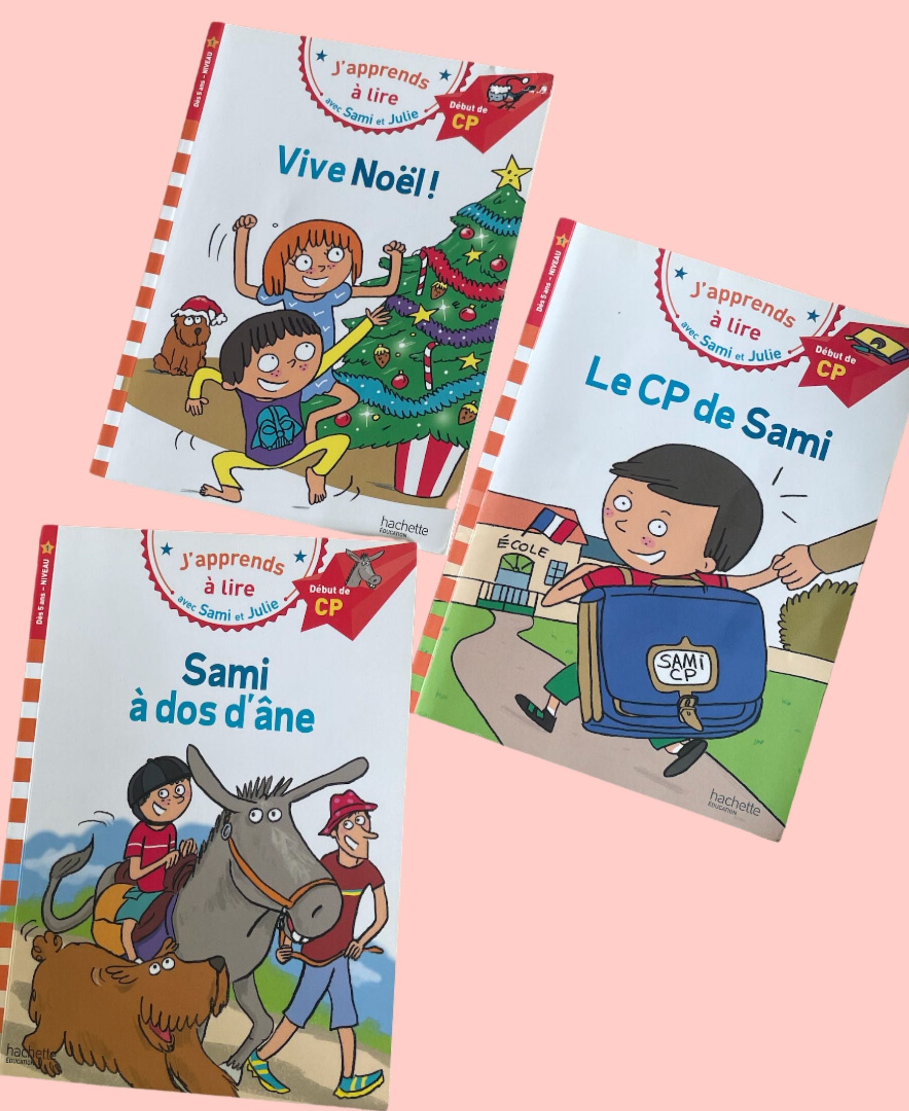 Lot de 3 "J'apprends à lire avec Sami et Julie"