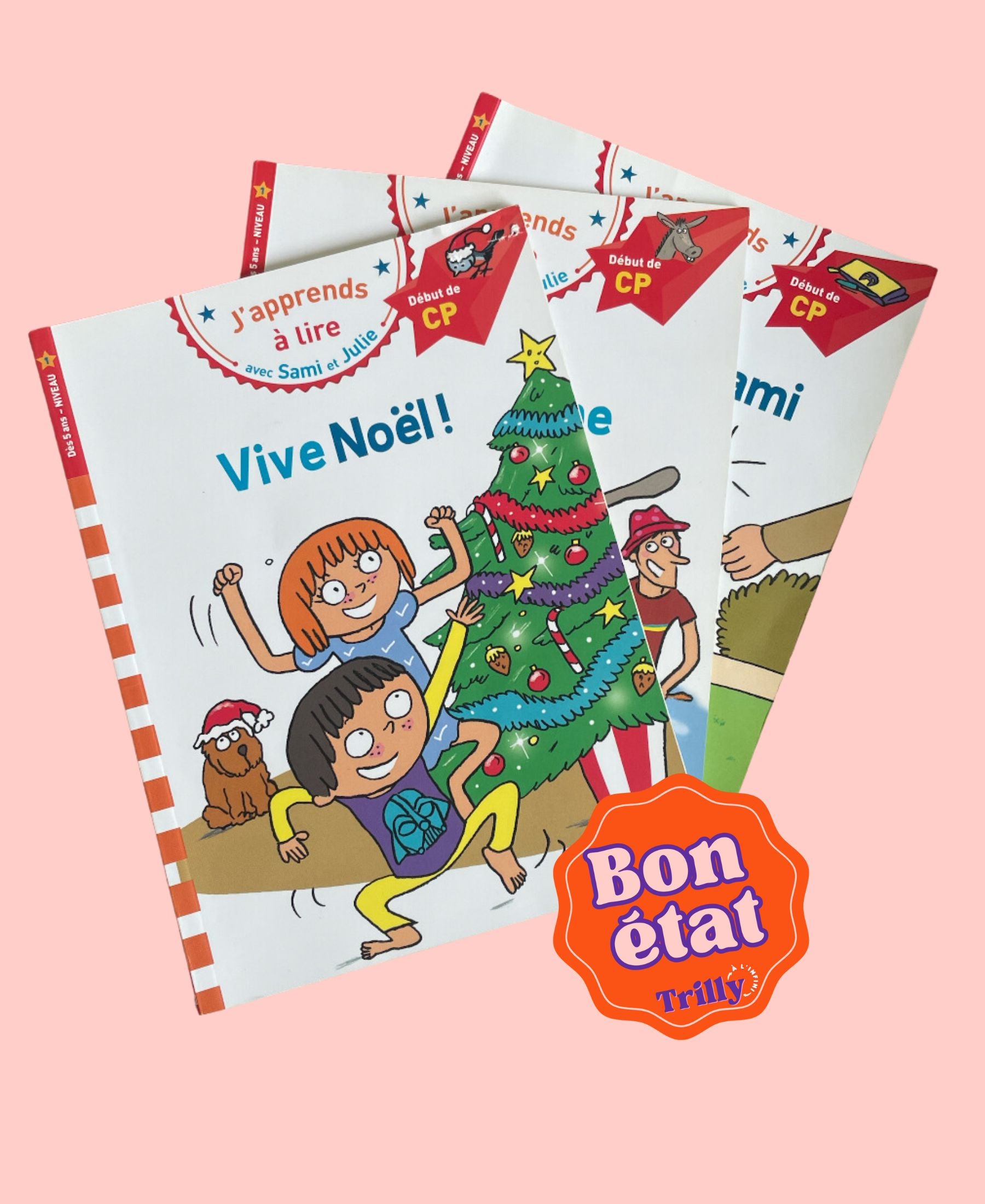 Lot de 3 "J'apprends à lire avec Sami et Julie"