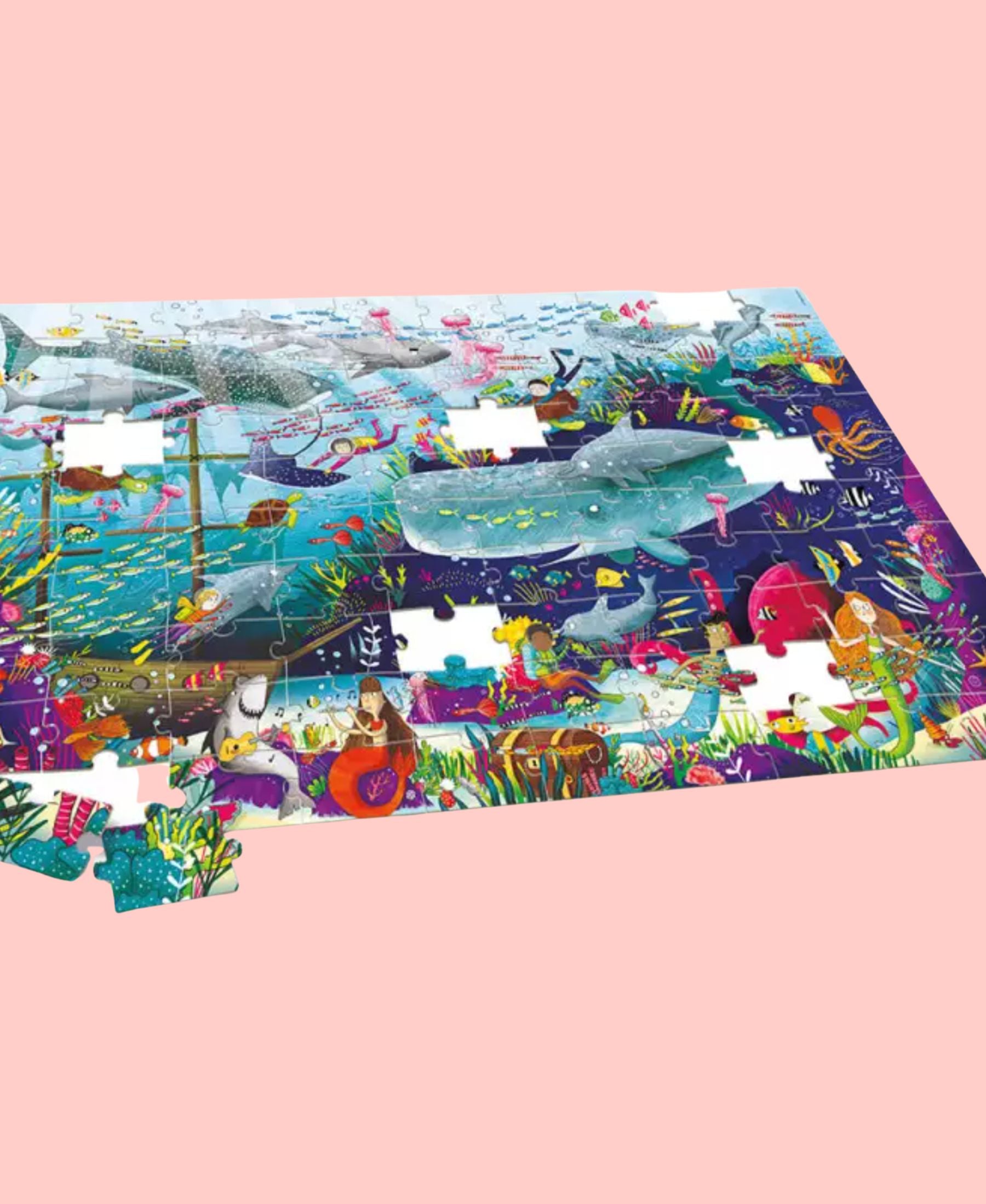 Puzzle du monde sous marin 100P