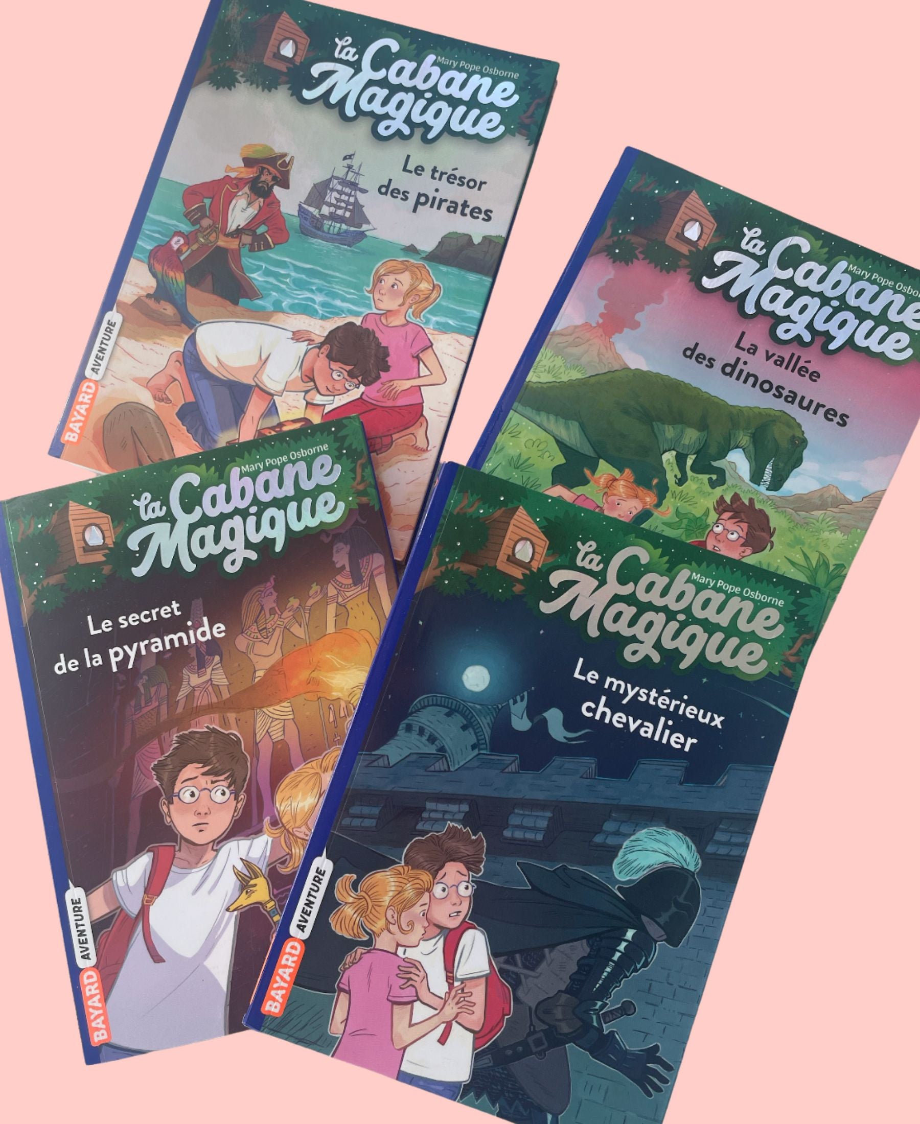 Lot de 4 romans La cabane magique