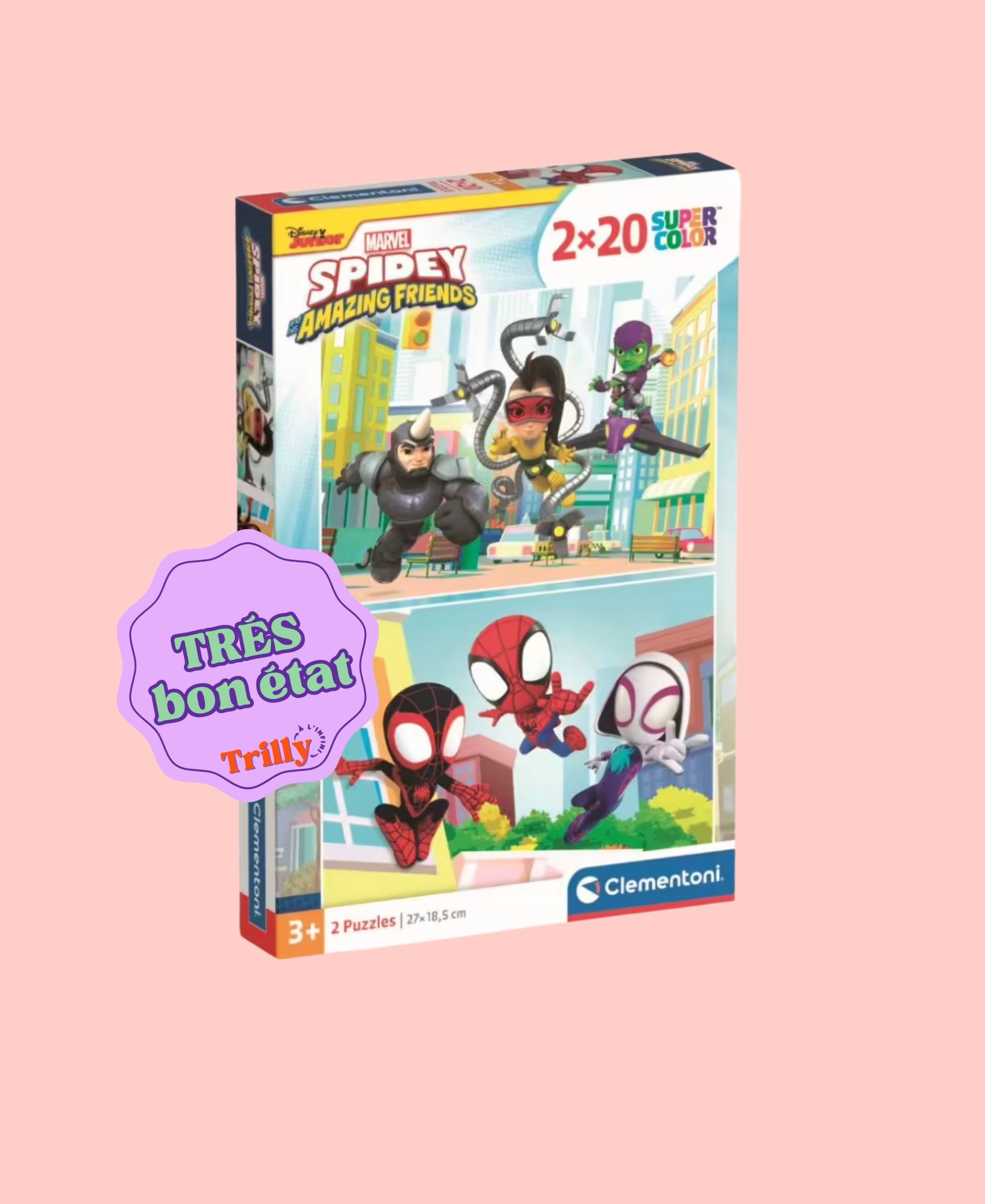 SPIDEY ET SES AMIS -PUZZLE 2X20 PIECES
