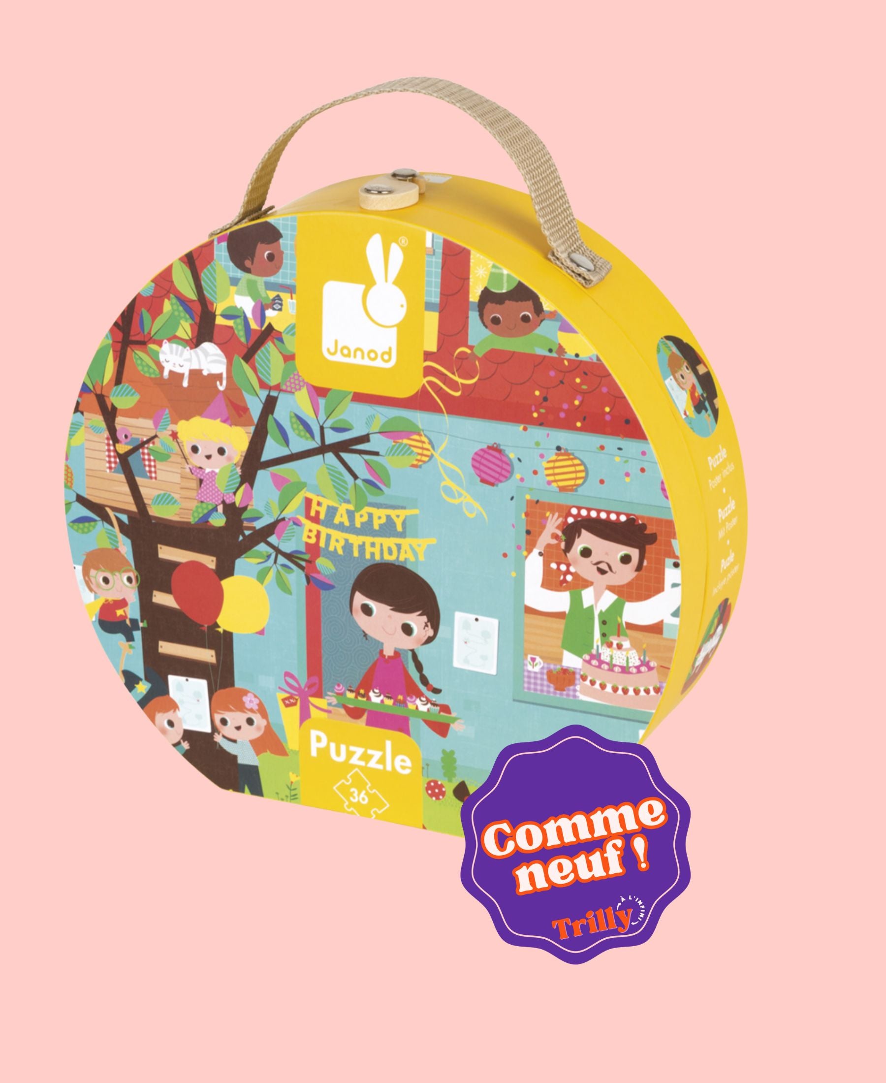 Puzzle 36 pièces : Goûter d'anniversaire - Janod