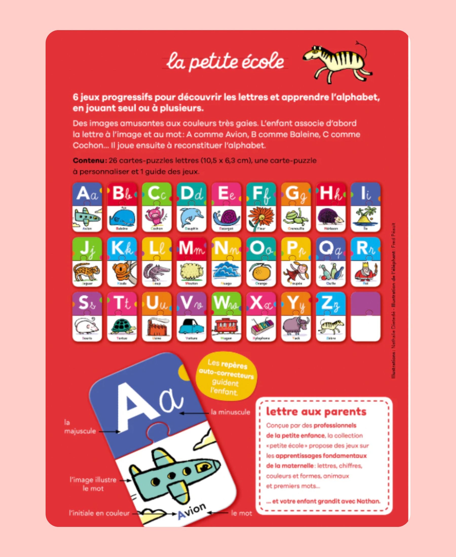 Duo de jeux éducatifs Les chiffres et les lettres