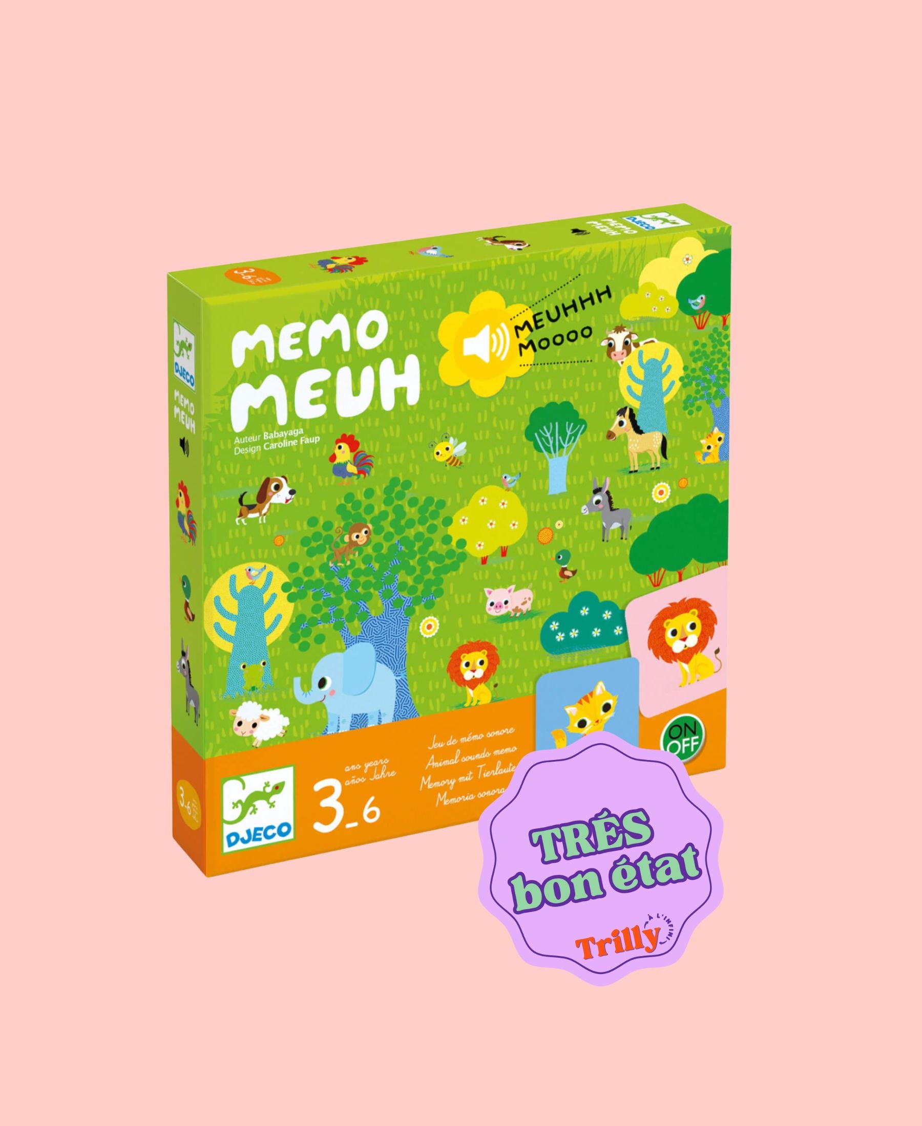 Jeu Memo Meuh Djeco