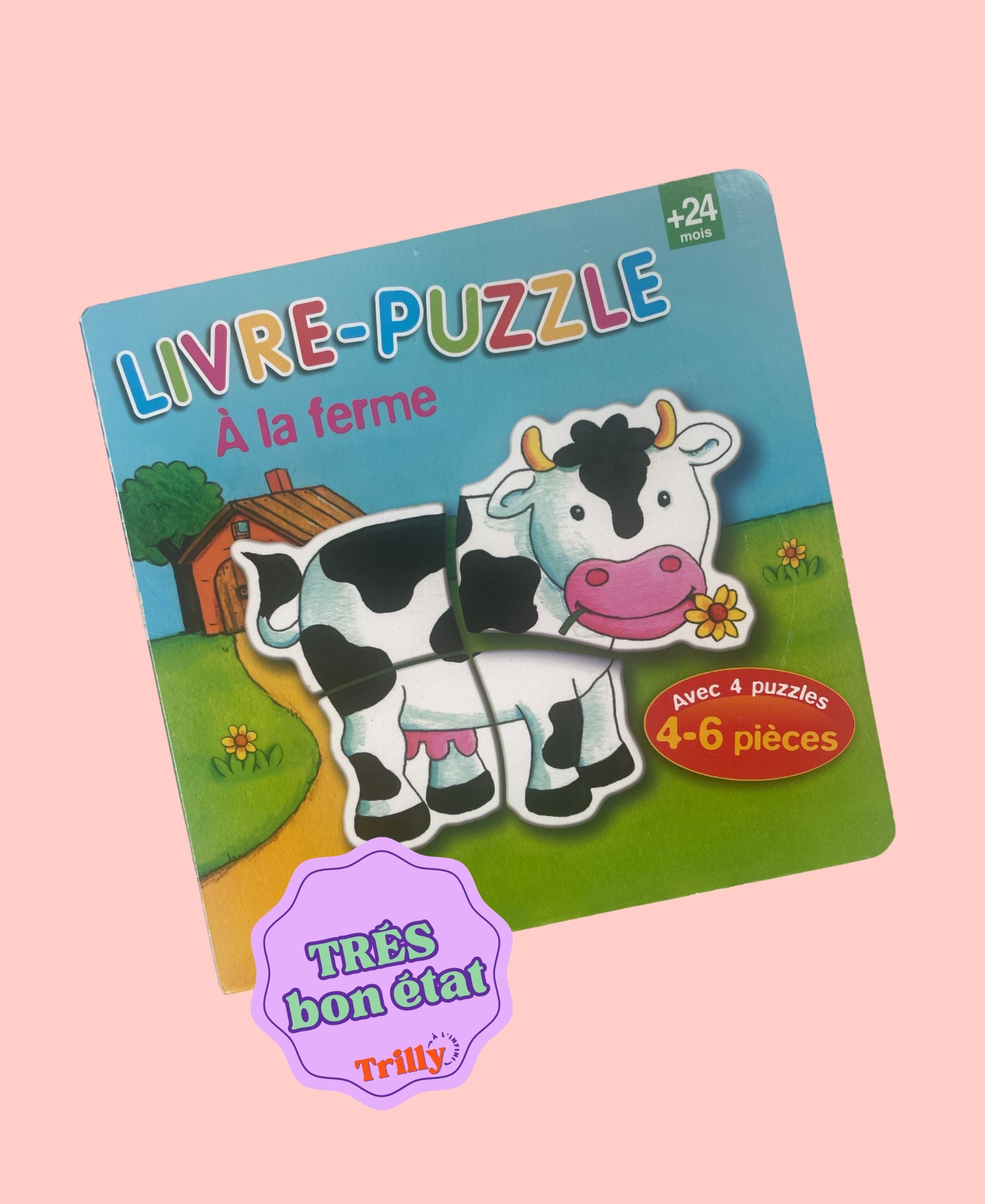 Livre Puzzle 1er âge - à la ferme