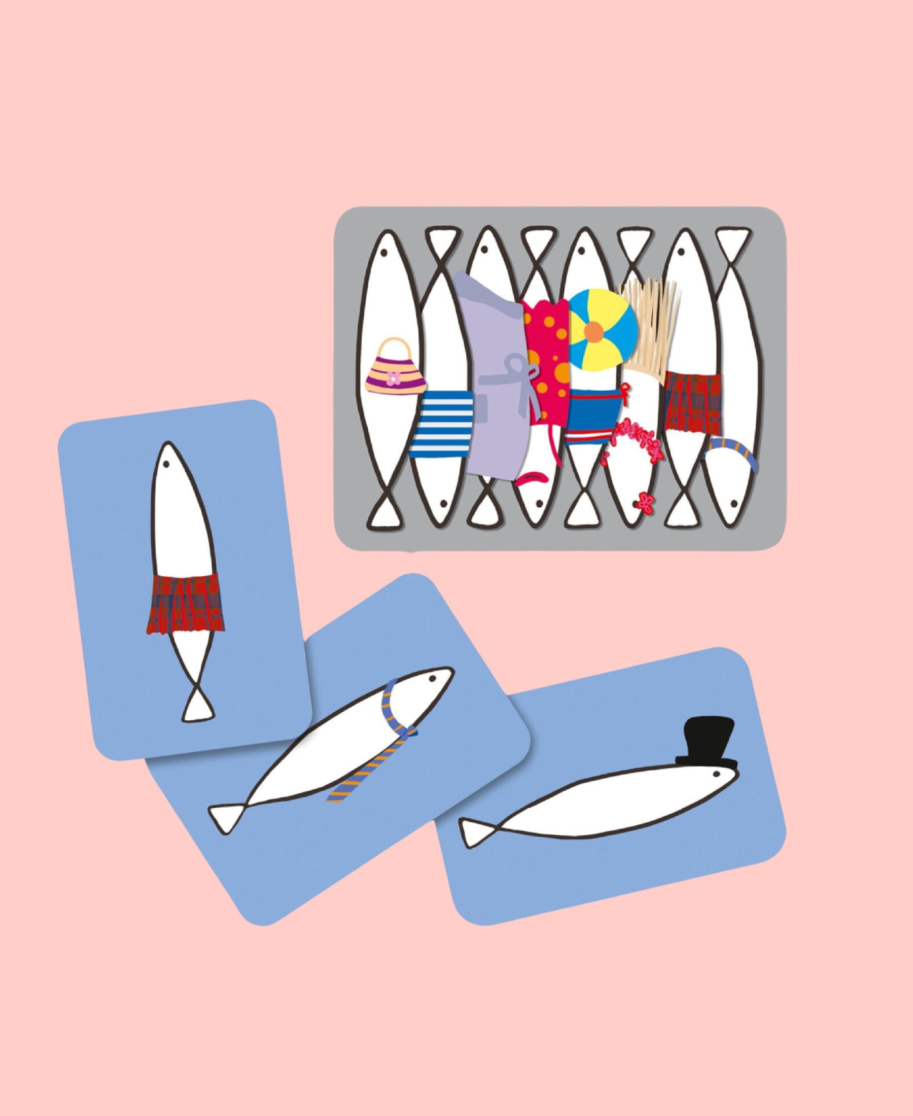Jeu de mémoire Sardines Djeco