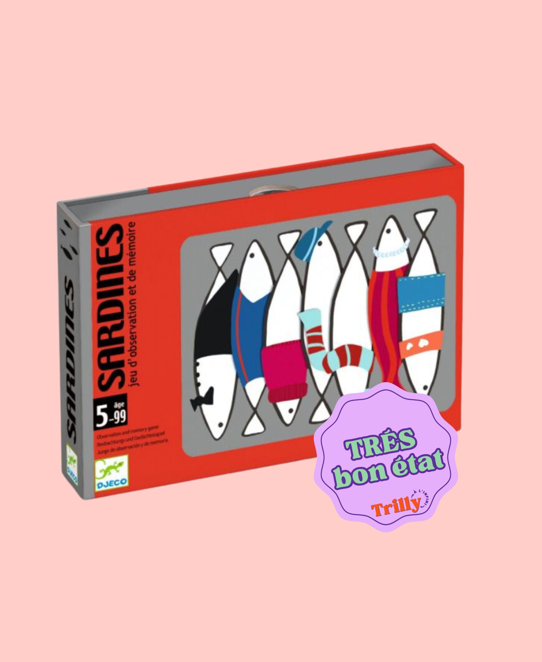 Jeu de mémoire Sardines Djeco