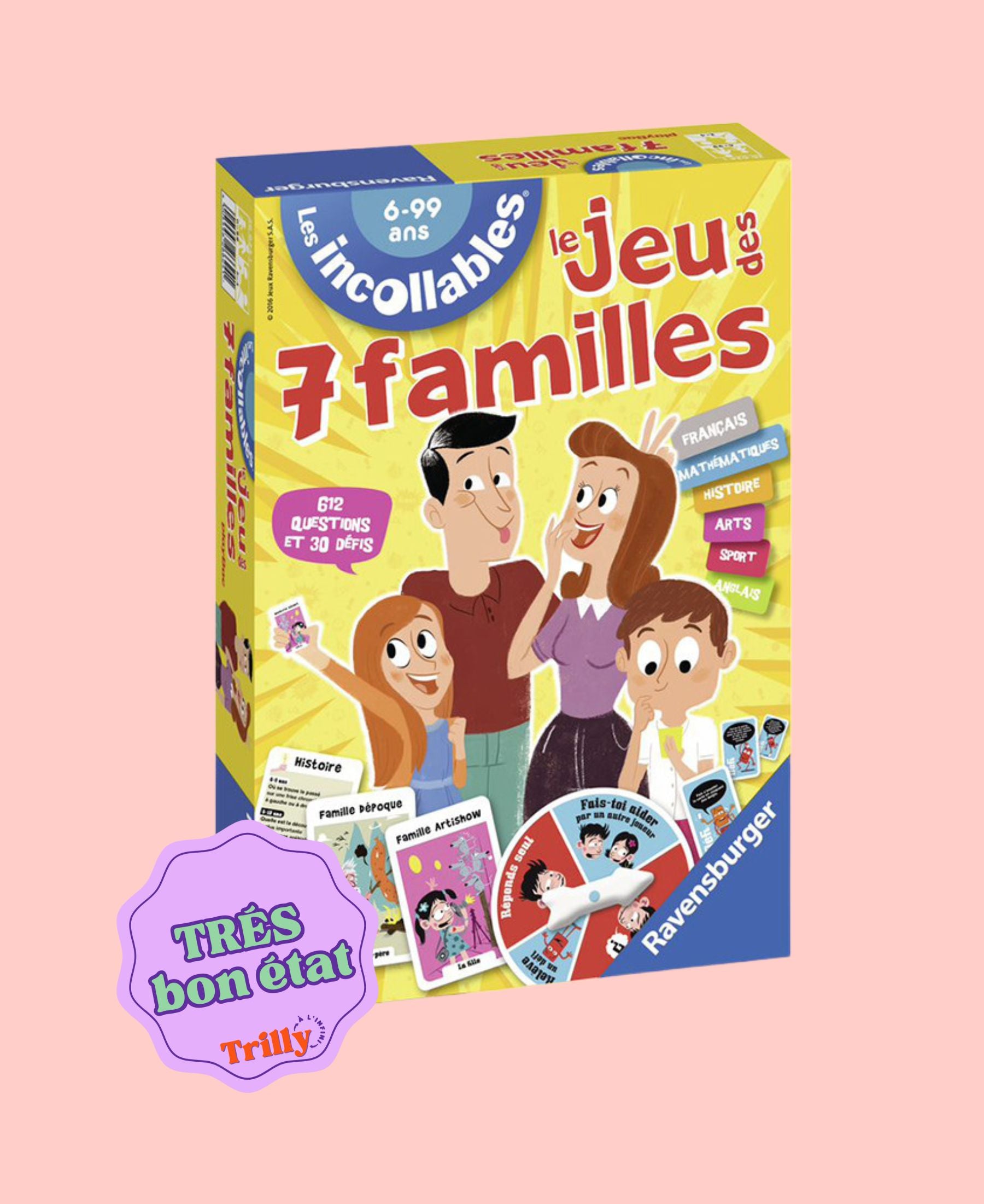 Ravensburger - Le jeu des 7 familles des Incollables