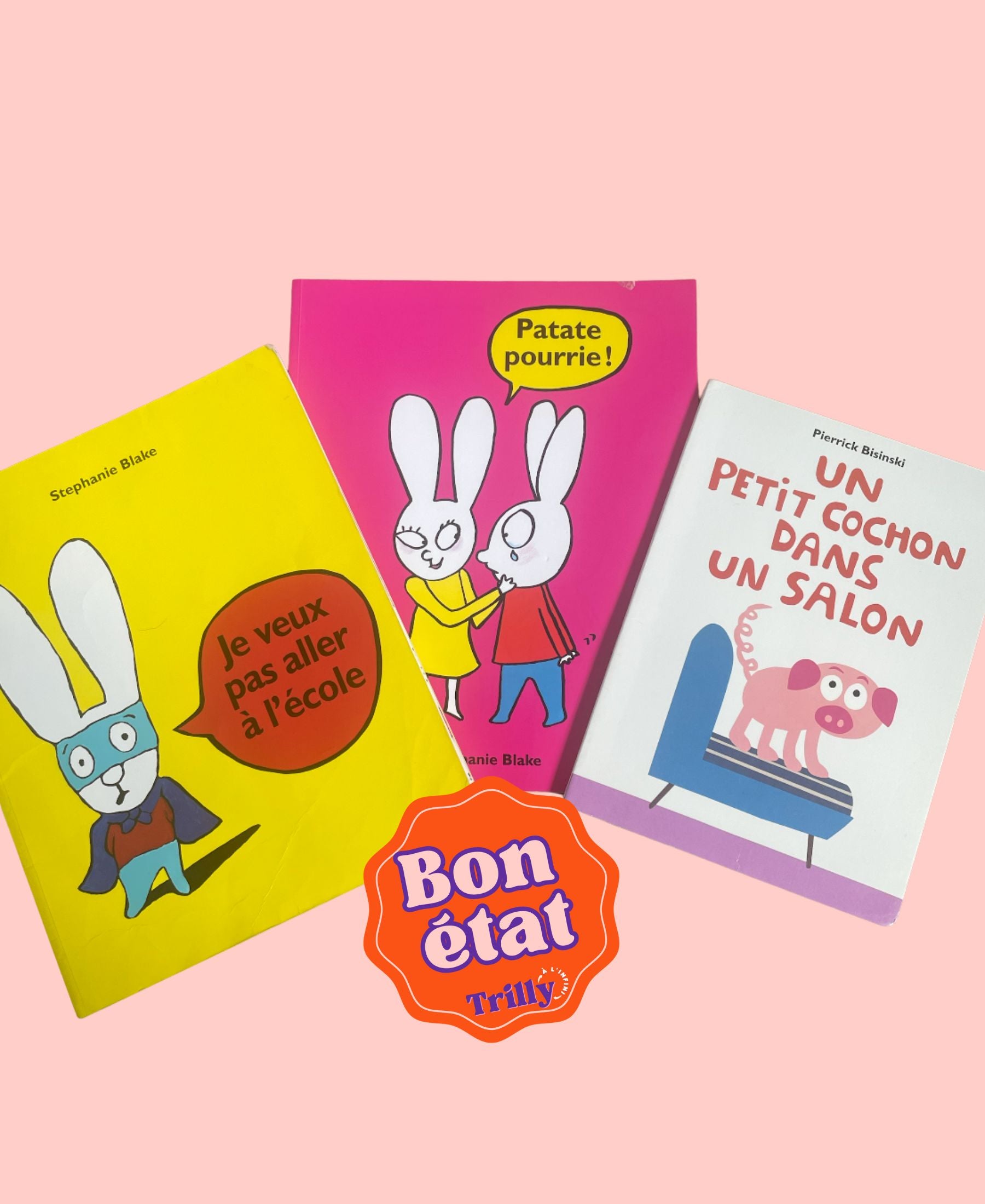 Pack de 3 livres - école des Loisirs