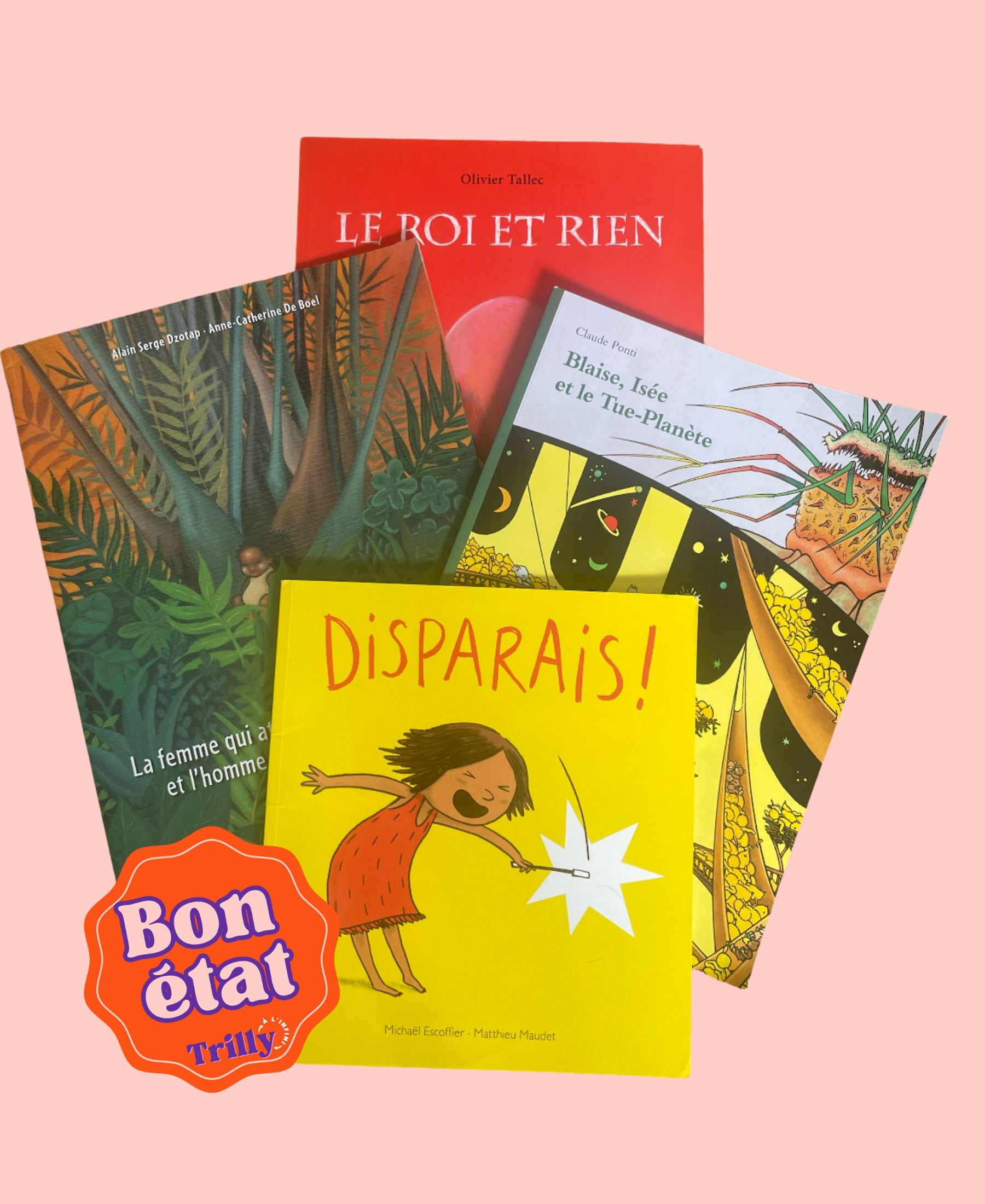 Pack de 4 livres - école des loisirs