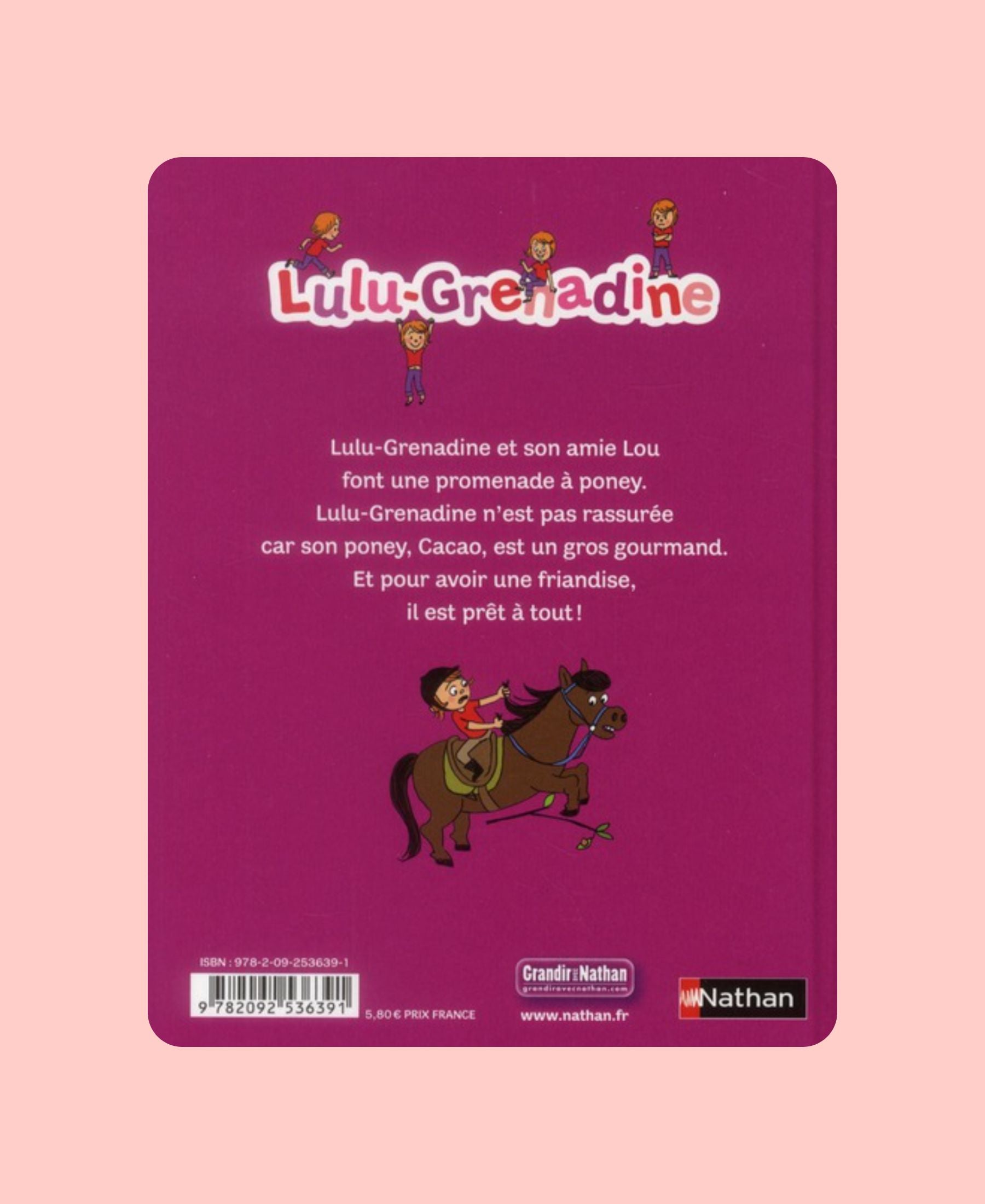 Lulu-Grenadine fait du poney